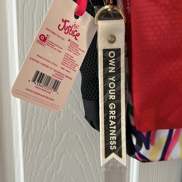 New Justice Sport Backpack - Picture 4 of 10